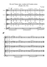 2005 Die mit Tränen säen (Psalm 126, 5-6) - für 5- stimmigen Kammerchor