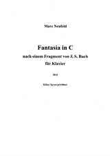 2018 Fantasia in C – after a fragment of J. S. Bach
